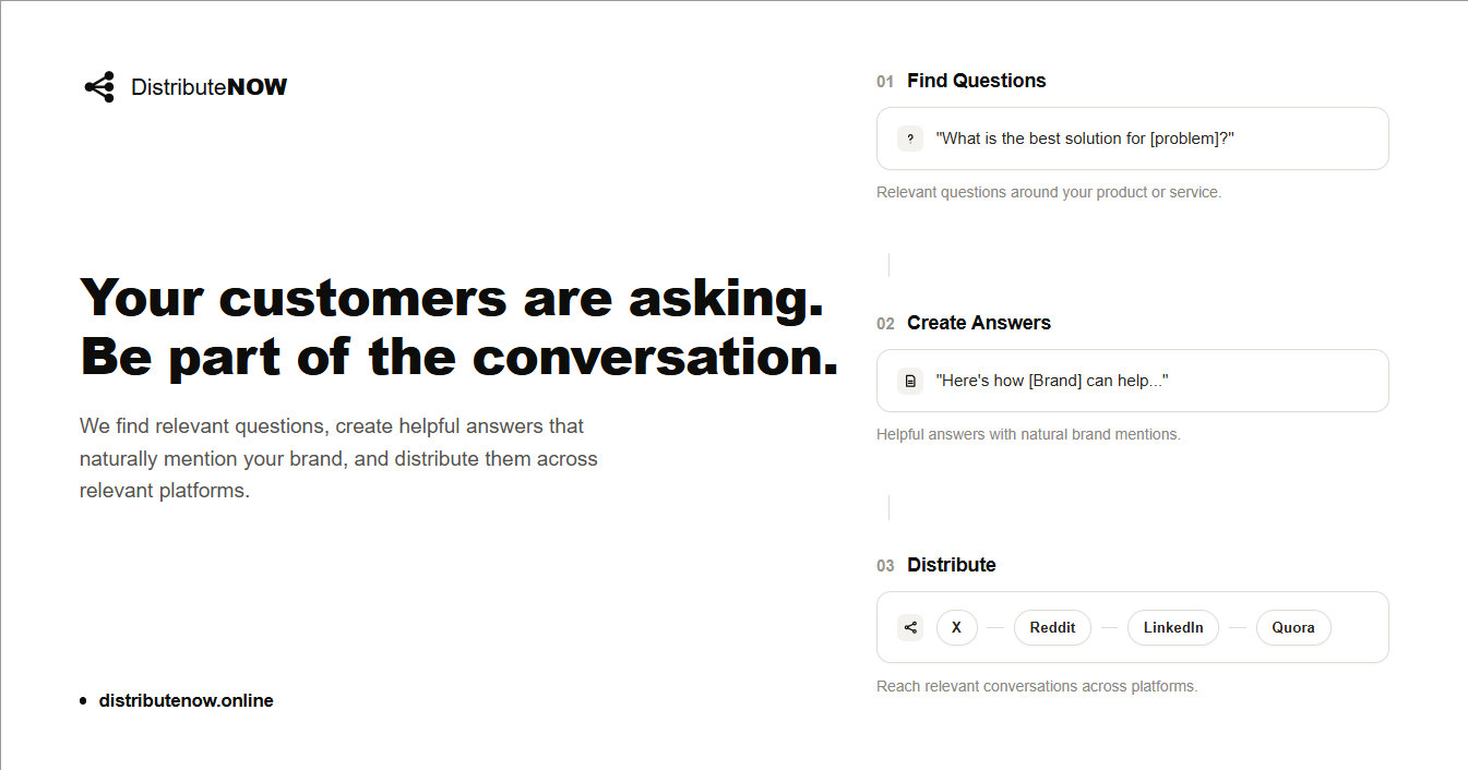 Answer Distribution Service